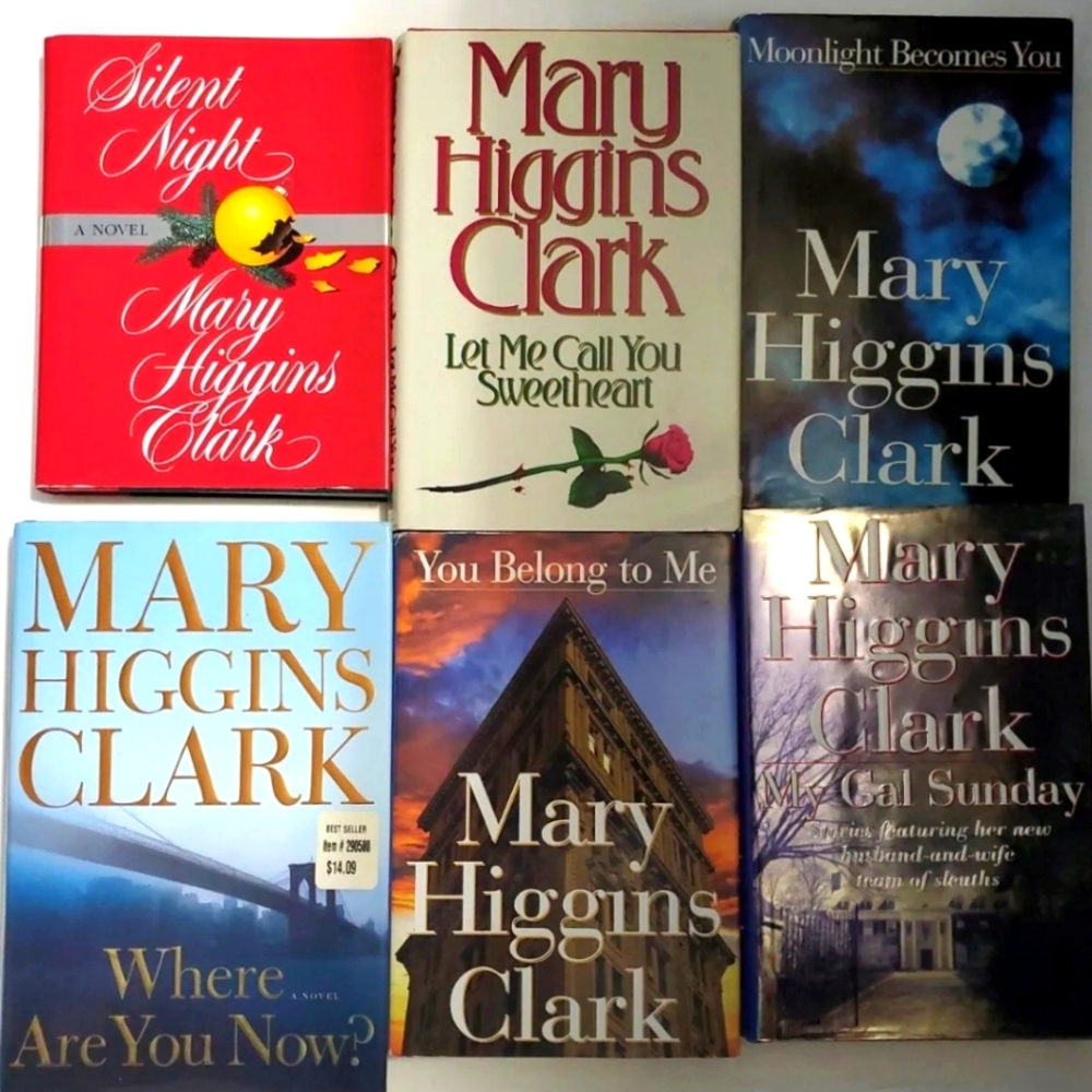 :* Lot of 6 Mary Higgins Clark  Hardcover  books novels  very good condition lot